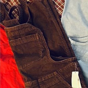 AERIE corduroy overalls